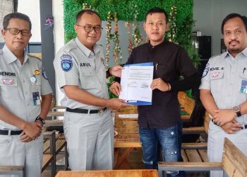 Tandatangani Mou, Jasa Raharja Tanjungpinang Berikan Perlindungan Penumpang Kapal KM Laksamana Malahayati