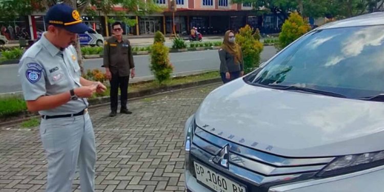 Jasa Raharja Samsat Tanjungpinang Gelar Operasi Pengendalian Pemeriksaan Dan Pengawasan Pajak Daerah