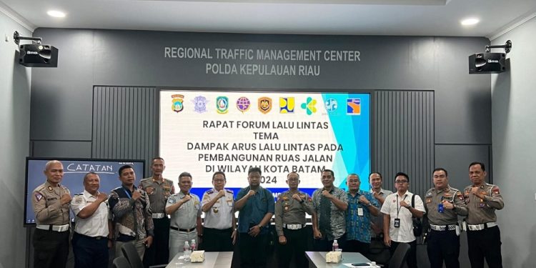 Jasa Raharja Kepri Bersama Mitra FKLL Evaluasi Dampak Lalu Lintas Akibat Pembangunan Jalan di Batam