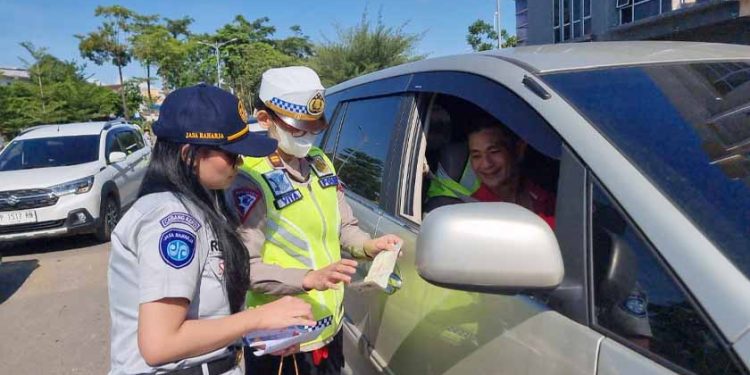 Tingkatkan Kepatuhan Pembayaran Pajak, Jasa Raharja Kepri Kolaborasi Dengan Tim Pembina Samsat Dalam Operasi Dalrikwas