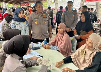 Sinergi Jasa Raharja Kepri Dan Polda Kepri Gelar Pengobatan Gratis di Pantai Bale-Bale Nongsa