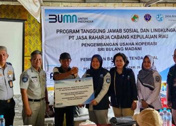 Dukung Penuh Usaha Transportasi Rakyat, Jasa Raharja Kepri Beri Bantuan Fasilitas Kapal di Pelabuhan Sagulung Batam