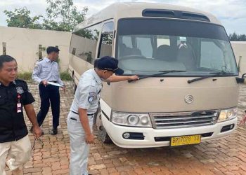 Pastikan Perlindungan Kepada Penumpang Angkutan Umum, Jasa Raharja Kepri Rutin Lakukan Pengawasan Kelayakan Kendaraan di Batam