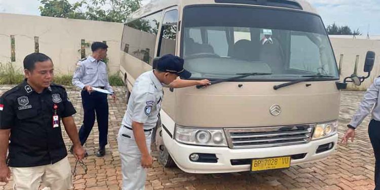 Pastikan Perlindungan Kepada Penumpang Angkutan Umum, Jasa Raharja Kepri Rutin Lakukan Pengawasan Kelayakan Kendaraan di Batam
