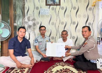 Cepat Tanggap, Jasa Raharja Kepri Serahkan Santunan Meninggal Dunia Korban Laka Lantas di Depan UIB Batam