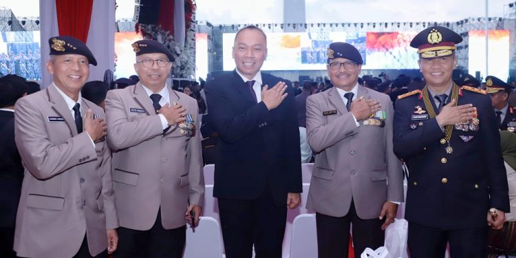 Hadiri Puncak HUT Bhayangkara ke-78 di Monas, Rivan A. Purwantono Apresiasi Transformasi dan Inovasi Polri