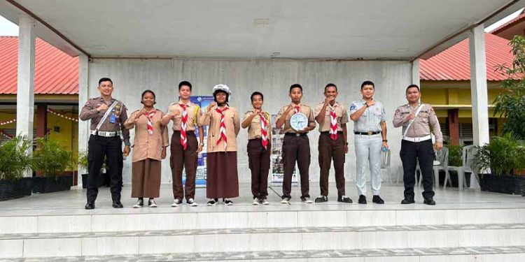 Tekan Angka Kecelakaan Generasi Muda, Jasa Raharja Kepri Lakukan PPKL dan Sosialisasi di SMAN 17 Batam