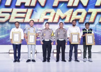 Konsisten Dukung Korlantas Polri di Bidang Kamseltibcarlantas, Jasa Raharja Dapat Piagam Penghargaan dari Kapolri