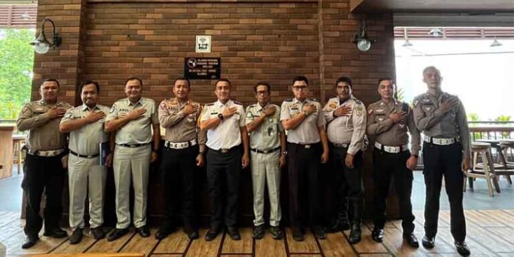 Jasa Raharja Tanjungpinang dan Ditlantas Polda Kepri Gelar Rapat FKLL untuk Monitoring Jalan Rawan Laka di Bintan