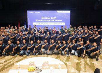 Rivan A Purwantono Tekankan Semangat Sinergi dan Kolaborasi dalam Rakernas Serikat Pekerja Jasa Raharja
