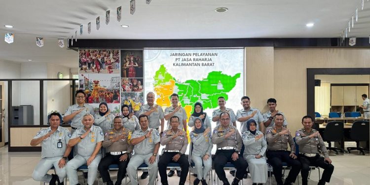 Jasa Raharja dan Korlantas Polri Tingkatkan Sinergi Lewat Monev Penegakkan Hukum TW III 2024