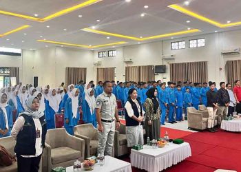 Jasa Raharja Kepri Laksanakan PPKL dan Sosialisasi di SMK Ibnu Shina bersama AAUI Batam