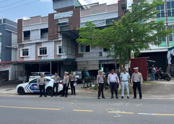 Jasa Raharja dan Satlantas Polresta Tanjungpinang Lakukan Monitoring Blackspot di Titik Rawan Laka