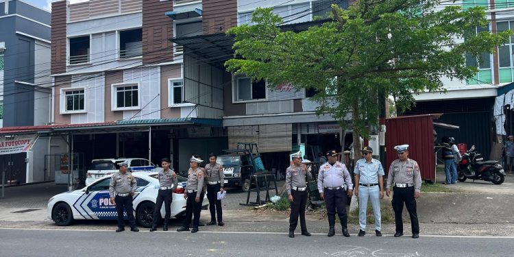 Jasa Raharja dan Satlantas Polresta Tanjungpinang Lakukan Monitoring Blackspot di Titik Rawan Laka