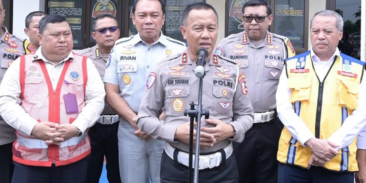 Pastikan Kesiapan Operasi Lilin Lodaya 2024, Jasa Raharja dan Korlantas Polri Survei Jalur Nataru di Jawa Barat
