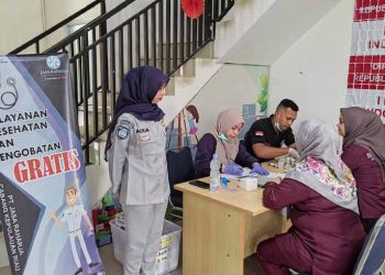 Gencarkan Pencegahan Laka Lantas, Jasa Raharja Tanjungpinang Gelar Layanan Pemeriksaan Kesehatan Gratis di Samsat Bintan