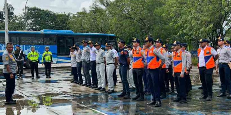 Jasa Raharja Kepri Bersama BPTD dan Dishub Lakukan Operasi Gabungan Pengawasan Kendaraan di Batam