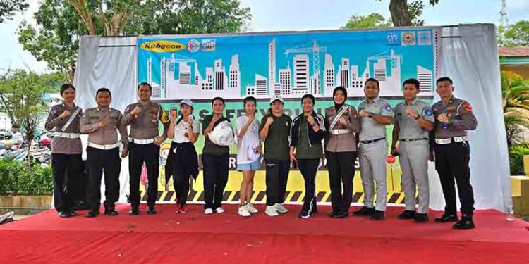 Jasa Raharja Kepri dan Polresta Barelang Gelar Safety Riding di PT Rubycon Indonesia