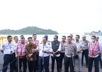 Pastikan Kesiapan Pelayanan Nataru, Jasa Raharja, Kemenhub, dan Korlantas Polri Survei Pelabuhan Merak dan Bakauheni