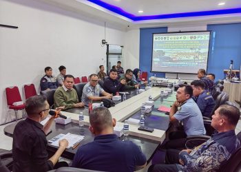 Jasa Raharja Tanjungpinang Evaluasi Nataru Bersama di Pelabuhan Sei Kolak Kijang