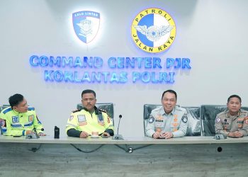 Korlantas Polri Didampingi PT Jasa Raharja Umumkan Strategi Rekayasa Lalu Lintas Jaga Arus Balik Idul Fitri 2025 Aman dan Nyaman