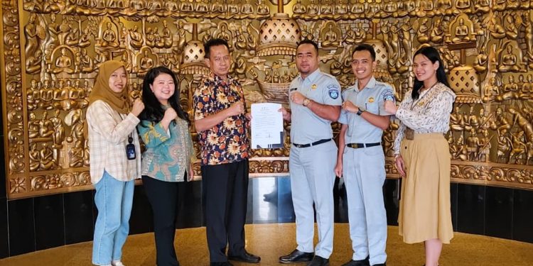 Jasa Raharja Kepri Proaktif Lakukan Komitmen Bersama dengan Merchant Lokal Hotel Harmoni One