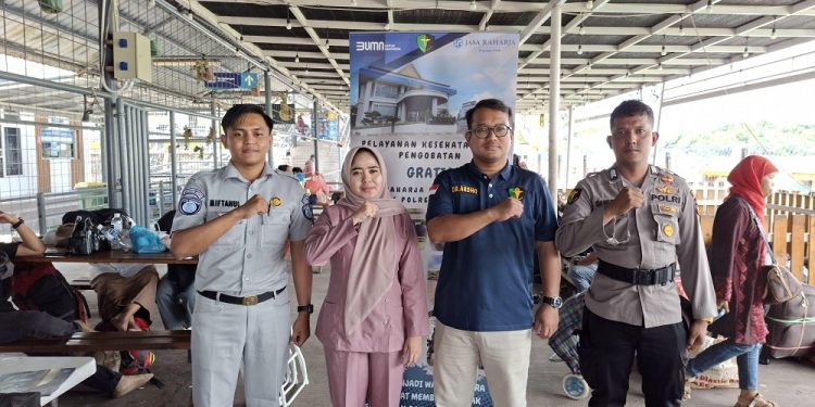 Jasa Raharja Kepri Gelar Pemeriksaan Kesehatan Gratis di Pelabuhan ASDP Punggur 