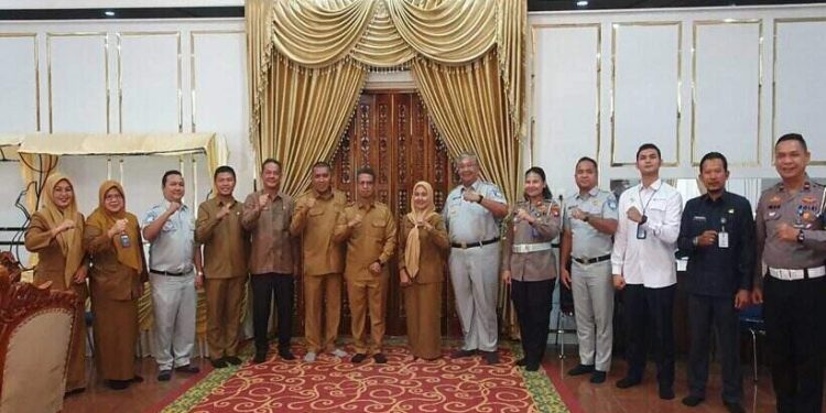 Jasa Raharja Kepri dan Tim Samsat Karimun Koordinasi dengan Pemkab Karimun
