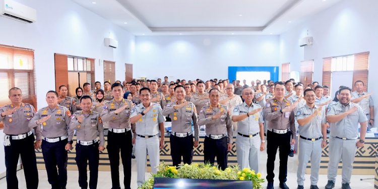 Jasa Raharja Hadir dalam Monev Gakkum Korlantas Polri di Polda Sulawesi Selatan, Perkuat Sinergi Keselamatan Lalu Lintas