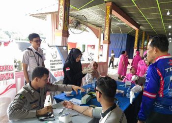 Jasa Raharja dan Polres Bintan Gelar Pemeriksaan Kesehatan Gratis dalam Rangka Hari Bhayangkara ke-79