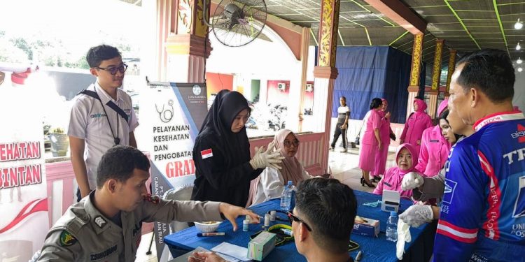 Jasa Raharja dan Polres Bintan Gelar Pemeriksaan Kesehatan Gratis dalam Rangka Hari Bhayangkara ke-79