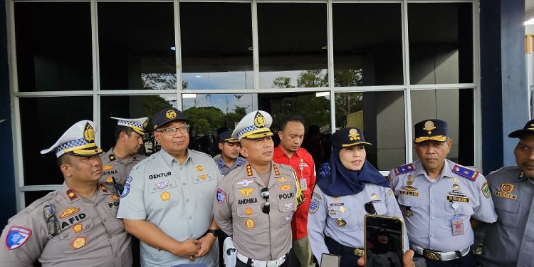 Jasa Raharja Kepri Bersama Mitra Gelar Razia Operasi Patuh Gabungan di Dinas Perhubungan Kota Batam