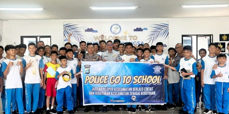 Jasa Raharja Sosialisasikan Keselamatan Berkendara bagi Siswa-siswi SMP Tunas Bangsa Bintan
