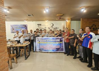 Jasa Raharja Kepri Bersama Mitra Gencarkan Sosialisasi Bahaya Kendaraan ODOL Kepada Driver Angkutan Barang