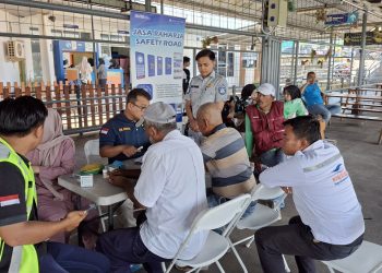 Jasa Raharja Kepri Kembali Buka Layanan Kesehatan Gratis di Pelabuhan ASDP Telaga Punggur Batam