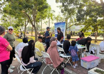 Jasa Raharja Kepri Gelar Pengobatan Kesehatan Gratis dan Praktik PPGD di Alun-Alun Batam Kota