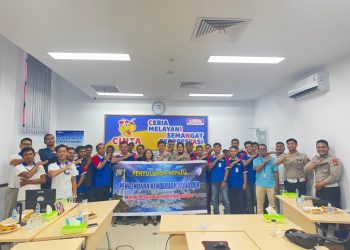 Jasa Raharja dan Ditkamsel Polda Kepri Gelar Pelatihan PPGD dan Sosialisasi Keselamatan Lalu Lintas Bersama Driver Indomaret Batam