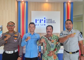 Jasa Raharja Kepri lakukan podcast Pajak Kendaraan Bermotor bersama Tim Pembina Samsat Kepri