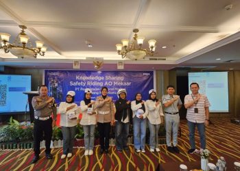 Jasa Raharja Kepri Gelar Pelatihan Safety Riding dan Sosialisasi Keselamatan Bersama PNM Cabang Pekanbaru