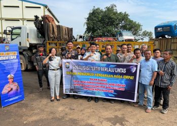 Jasa Raharja dan Mitra FKLL Gelar Ramp Check Kendaraan Berat di PT Putra Kundur Transportasi Perkasa