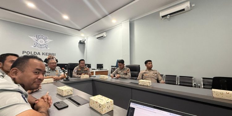 Polda Kepri dan Jasa Raharja Kepri Gelar Rencana Sosialisasi Keselamatan Tingkat Pelajar selama 2 Minggu Bulan Oktober 2025