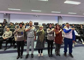 Jasa Raharja, Ditlantas dan Astra Honda Motor Wilayah Kepri Gelar Safety Riding dan PPGD di Politeknik Negeri Batam