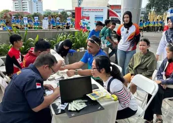 Jasa Raharja dan Dokkes Polres Barelang Gelar Pemeriksaan Kesehatan Gratis di Kegiatan FKIJK Run 2025 Pollux Mall Batam