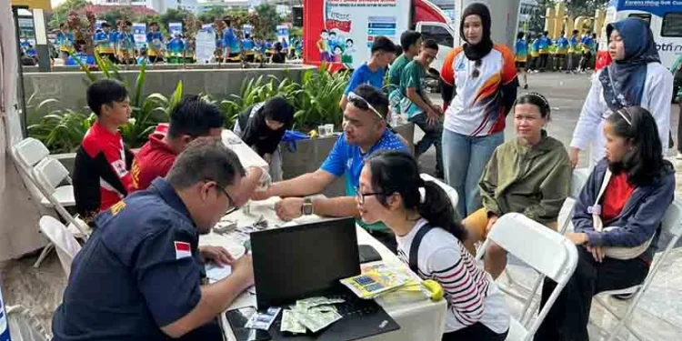 Jasa Raharja dan Dokkes Polres Barelang Gelar Pemeriksaan Kesehatan Gratis di Kegiatan FKIJK Run 2025 Pollux Mall Batam