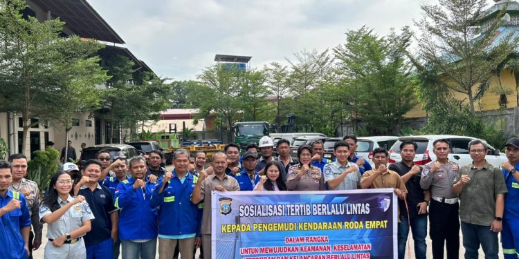 Jasa Raharja Kepri dan Ditlantas Polda Kepri Gelar Sosialisasi dan Ramp Check Kendaraan Berat di Batam