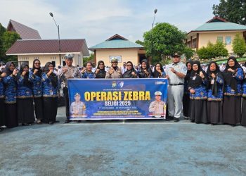 Jasa Raharja dan Satlantas Polresta Tanjungpinang Gelar Edukasi Keselamatan Lalu Lintas di SMPN 2