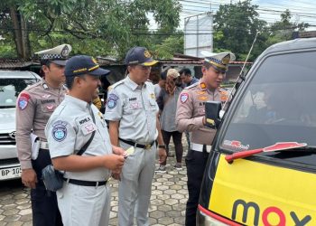 Jasa Raharja Dukung Razia Terpadu Angkutan Umum di Tanjungpinang Jelang Libur Akhir Tahun