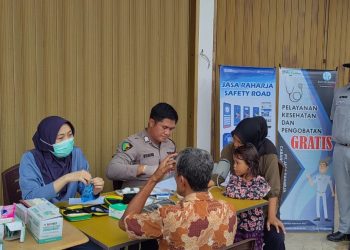 Jasa Raharja Tanjungpinang Gelar Pemeriksaan Kesehatan Gratis untuk Pengemudi dalam Razia Terpadu Angkutan Umum 2025