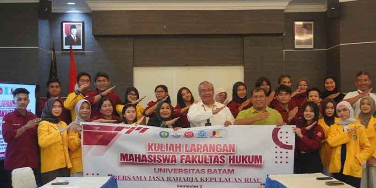 Mahasiswa FH Universitas Batam Gelar KKL di Jasa Raharja Kepri, Pelajari Regulasi dan Perlindungan Kecelakaan Lalu Lintas