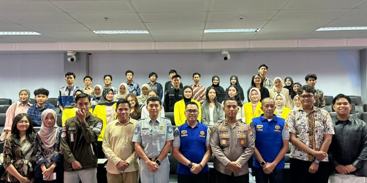 Jasa Raharja, Polda, dan Dishub Kepri Ajak Mahasiswa Batam Perkuat Keselamatan Lalu Lintas